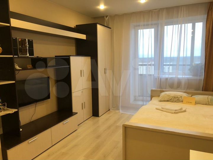 Квартира-студия, 30 м², 2 кровати