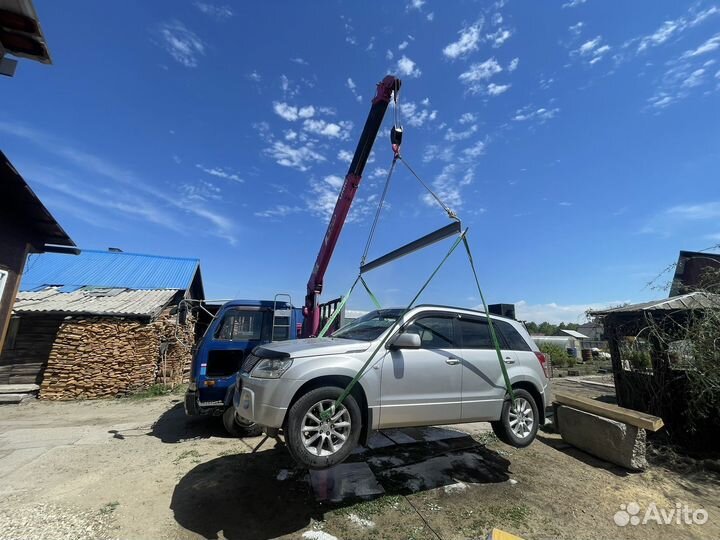 Аренда и услуги манипулятора, стрела 3 т, 12.5 м, борт 5 т, 6 м