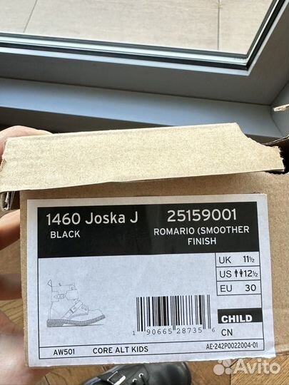 Ботинки для девочки Dr Martens 30 размер