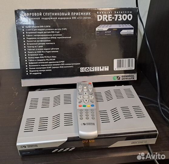 Ресивер триколор general satellite DRE-7300
