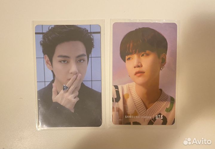 BTS карты Тэхен и Юнги