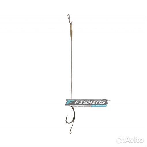 Поводок готовый Sinking Braid 30lbx8 с крючком Cur