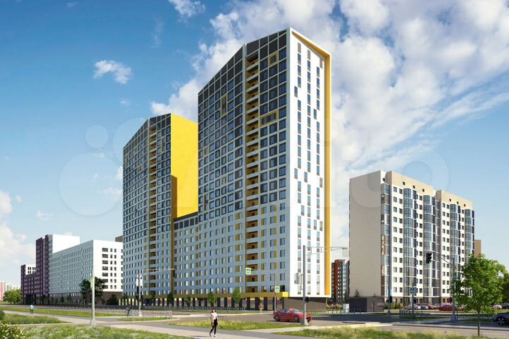 2-к. квартира, 51,1 м², 2/23 эт.