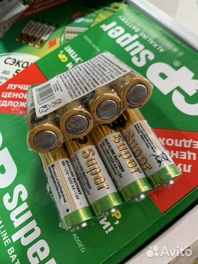 Батарейки аа GP