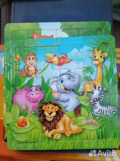 Деревянные пазлы