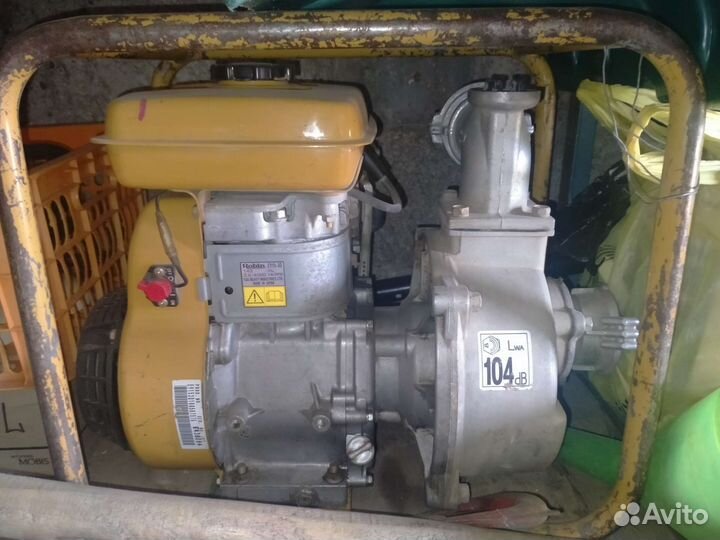 Мотопомпа, двигатель Robin 15 ey16-3d