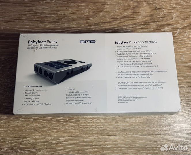 Rme Babyface pro Fs В наличии