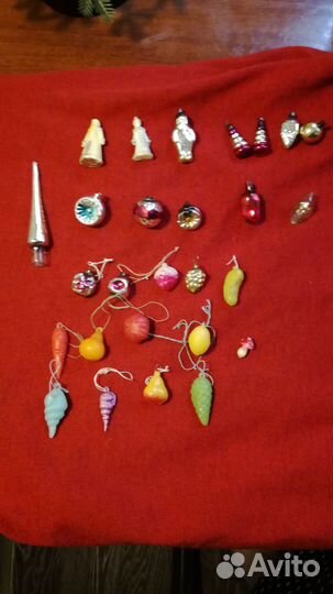 Елка СССР 43 см+игрушки Малютка набор+доставка