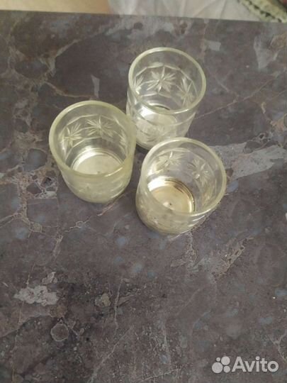 Стопка СССР, хрусталь, 6 штук