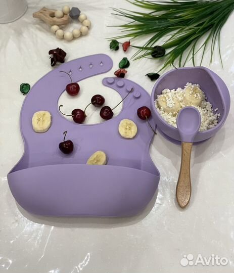 Силиконовая посуда для кормления