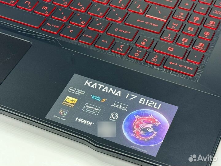 Игровой MSI Katana i5-12/rtx 3050/DDR5/SSD 512