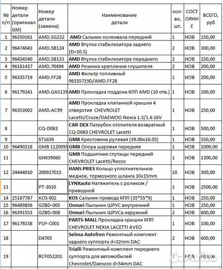 Натяжитель грм с роликом приводной Лачетти 1,6