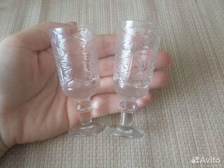 Рюмки хрустальные, эпохи СССР
