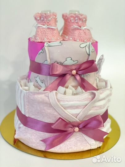 Торт из подгузников - подарок на выписку