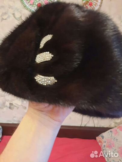 Берет и шапка норковая женская