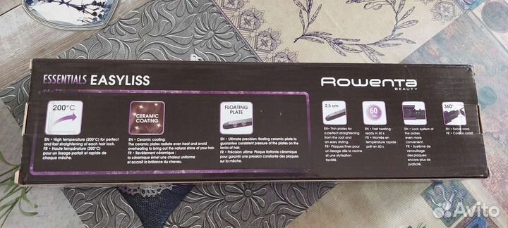 Выпрямитель, утюжок для волос новый
