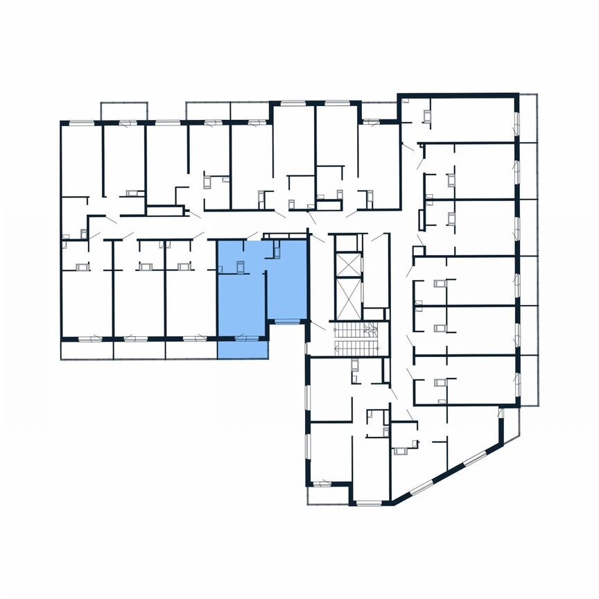 1-к. квартира, 41,3 м², 12/12 эт.