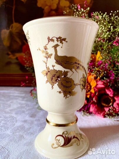 Антикварные фарфоровые кубки/вазы. Англия