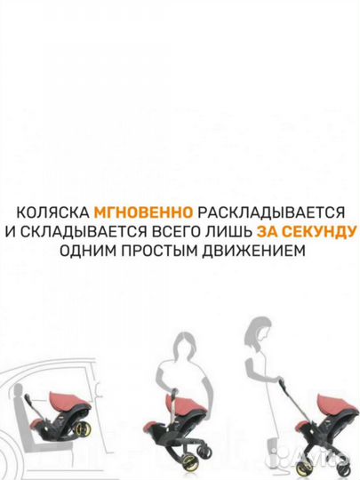 Коляска-автолюлька foofoo 4 в 1, аренда