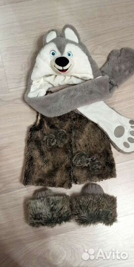 Костюм карнавальный собака хаски волк