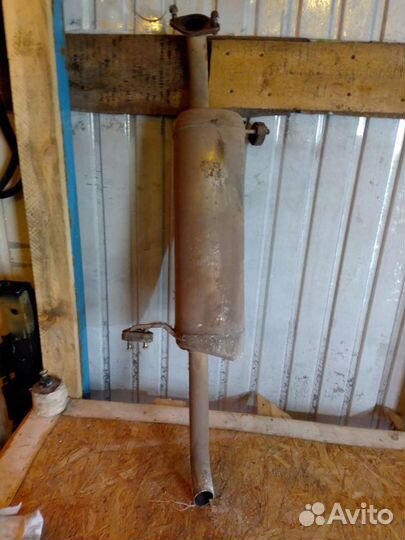 Выхлопная система. глушитель Kia Rio 3. Solaris