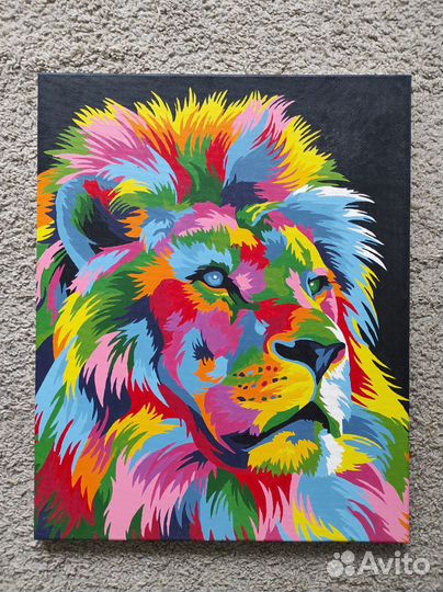 Готовая картина по номерам