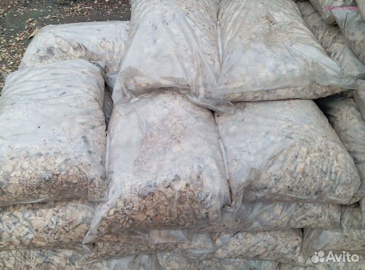 Мешки с декоративной щепой для ландшафта