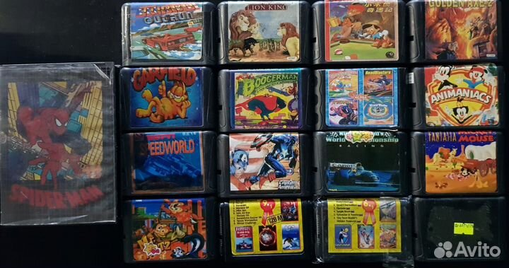 Картриджи на sega
