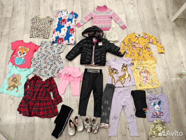 Пакет одежды и обуви 92-98 Hm, Disney