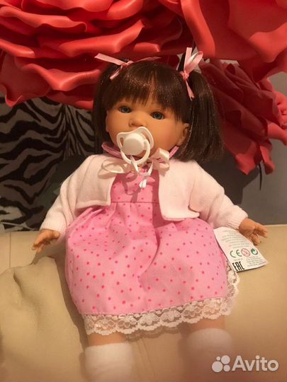 Кукла Испания новая зовёт папу и маму соска