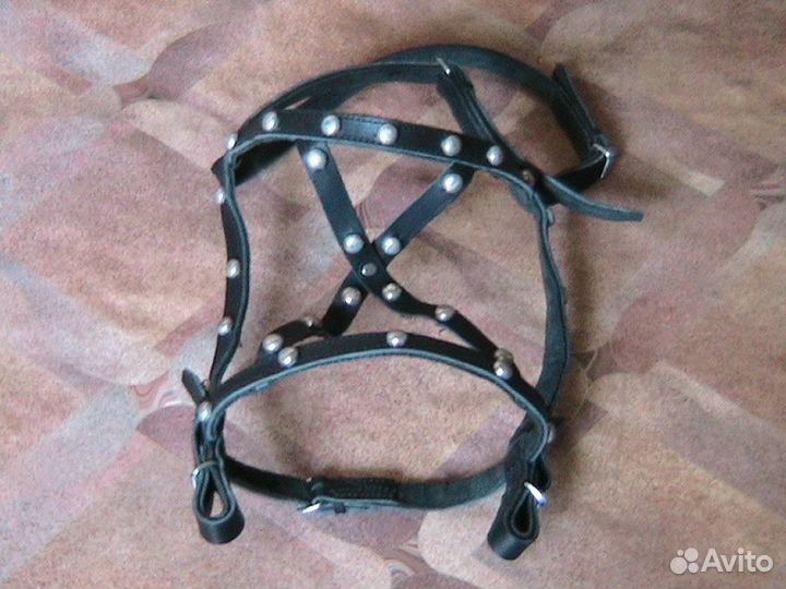 Краги кожаные