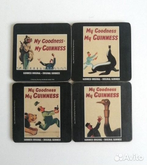 Винтажный Бирдекель Guinness