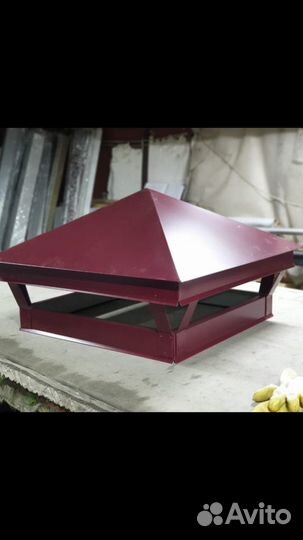 Колпаки на столбы забора#85