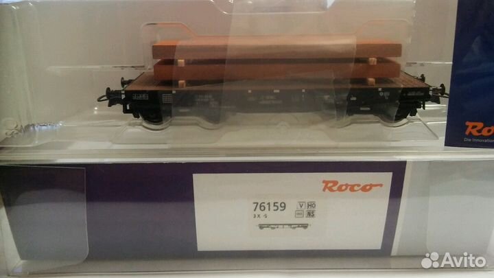 Набор грузовых платформ. HO.Roco