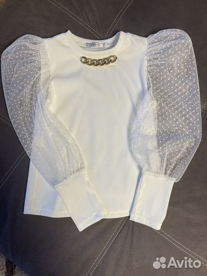 Блузка белая