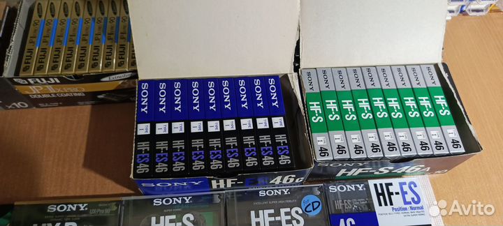 Аудиокассеты Sony Agfa Fuji TDK