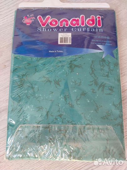 Штора для ванной тканевая 180на200