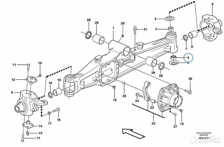 17219973 (VOE17219973) Подшипник шкворня
