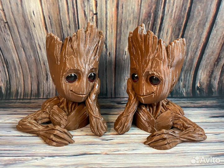 Набор фигурных кашпо для цветов