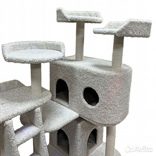 Комплекс для кошек Змей Горыныч с гамаком и хлопк