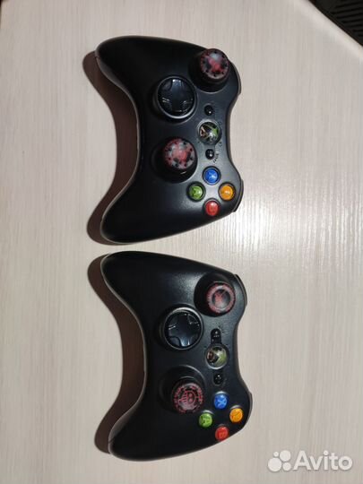 Xbox 360 elite Freeboot, 2 джойстика, 80+ игр