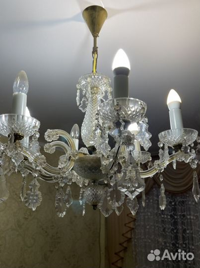 Люстра хрустальная чехия