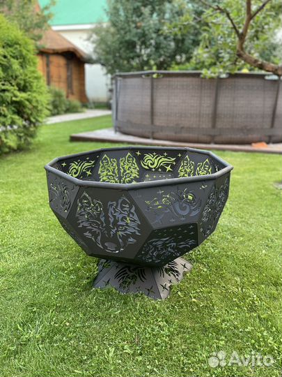 Чаша костровая, костровище