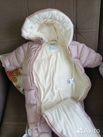 Новый комбинезон утепленный 68 для девочек
