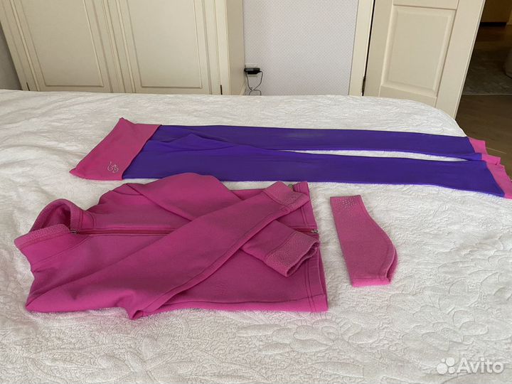 Костюм фигуриста+повязка+Спинер + скакалки