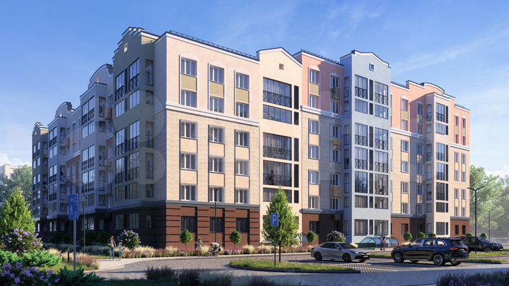 3-к. квартира, 79 м², 2/6 эт.