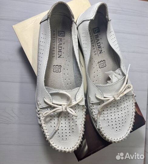 Мокасины кожа 39,5