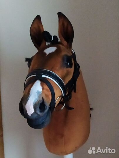 Хоббихорс с набором амуниции, лошадка на палке