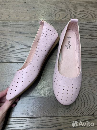 Балетки 35 размер. Кожа