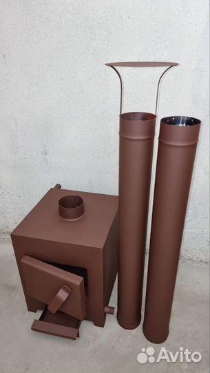 Печь для бассейна на дровах из нержавеющей стали